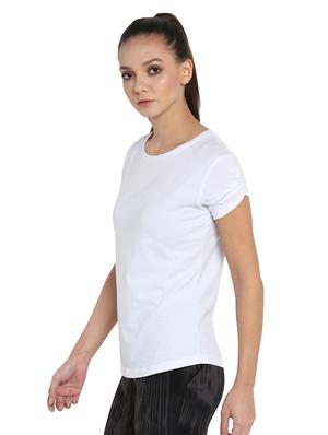 round neck solid tee - 16401947 - Standard Image - 2