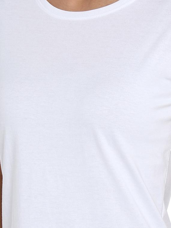 round neck solid tee - 16401947 - Zoom Image - 5