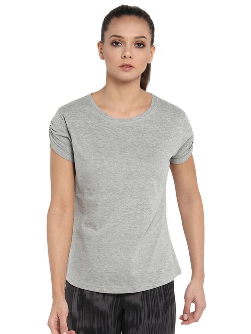 round neck solid tee - 16401949 - Standard Image - 1