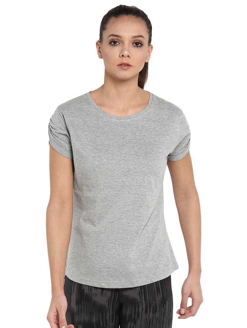round neck solid tee - 16401949 - Zoom Image - 1