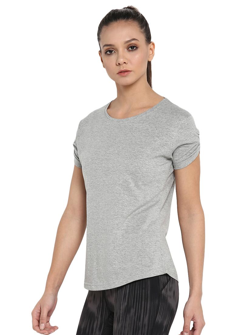 round neck solid tee - 16401949 - Zoom Image - 2