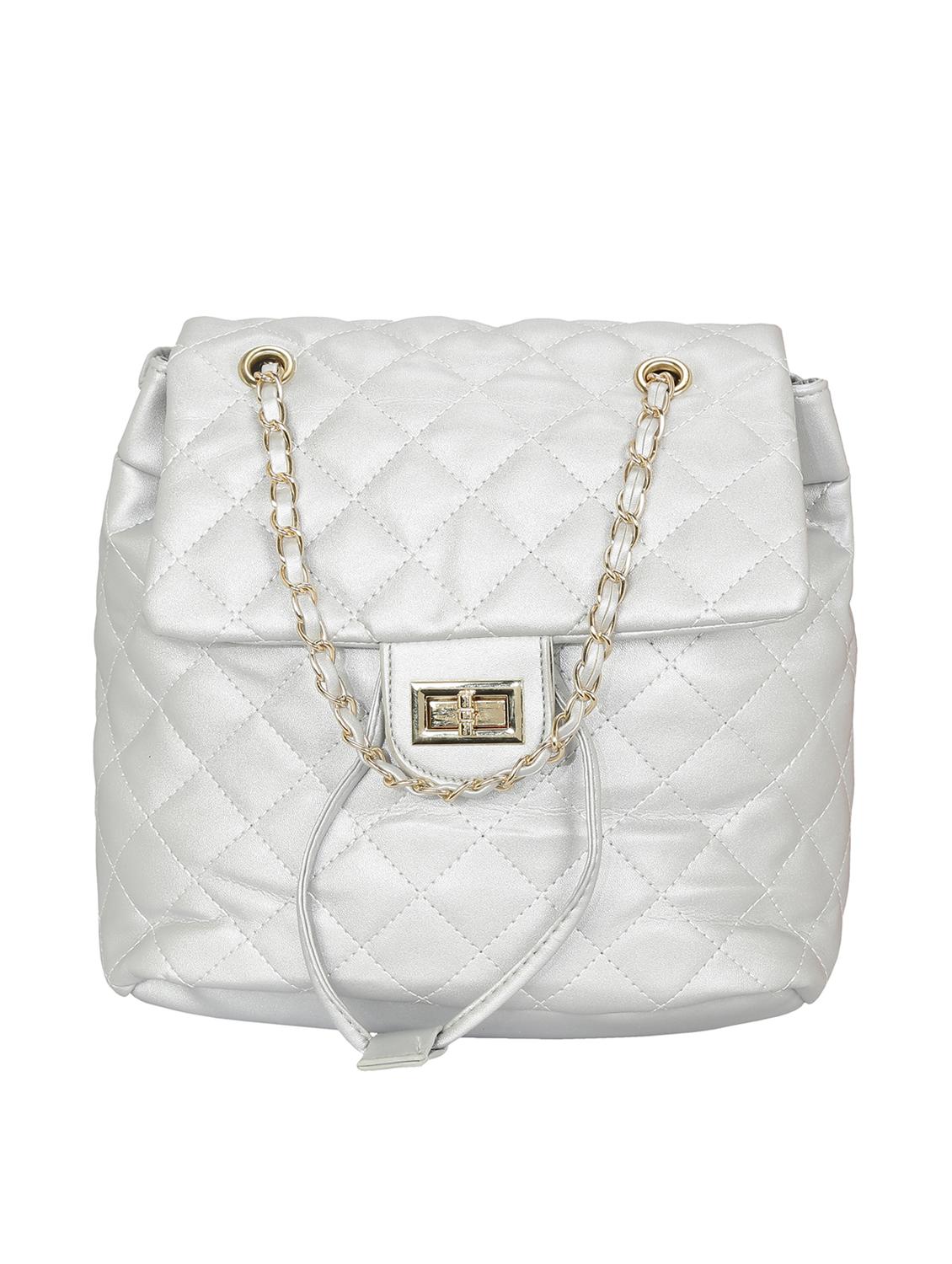 white leatherette (pu) regular backpack - 16403061 - Zoom Image - 1