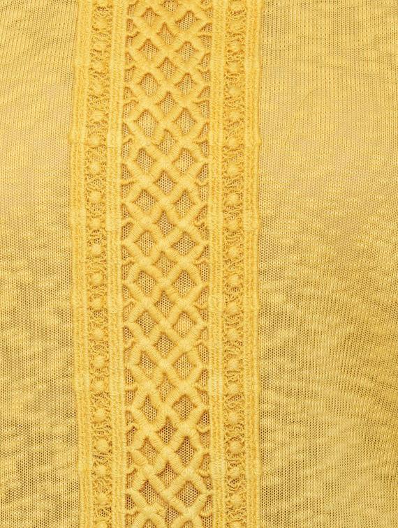 cold shoulder laced detail top - 16403611 - Zoom Image - 3