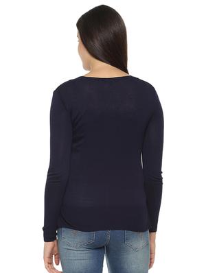 v-neck long sleeved top - 16403694 - Standard Image - 2