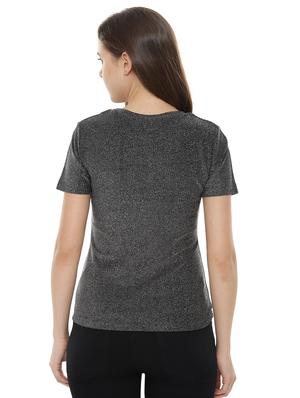 round neck short sleeved top - 16403763 - Standard Image - 3