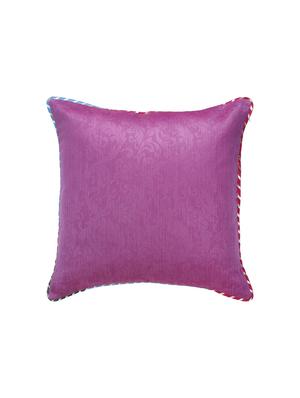 purple turquoise self texture reversible cushion cover - 16403952 - Standard Image - 4