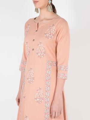 pastel kurta palazzo set - 16404095 - Standard Image - 4