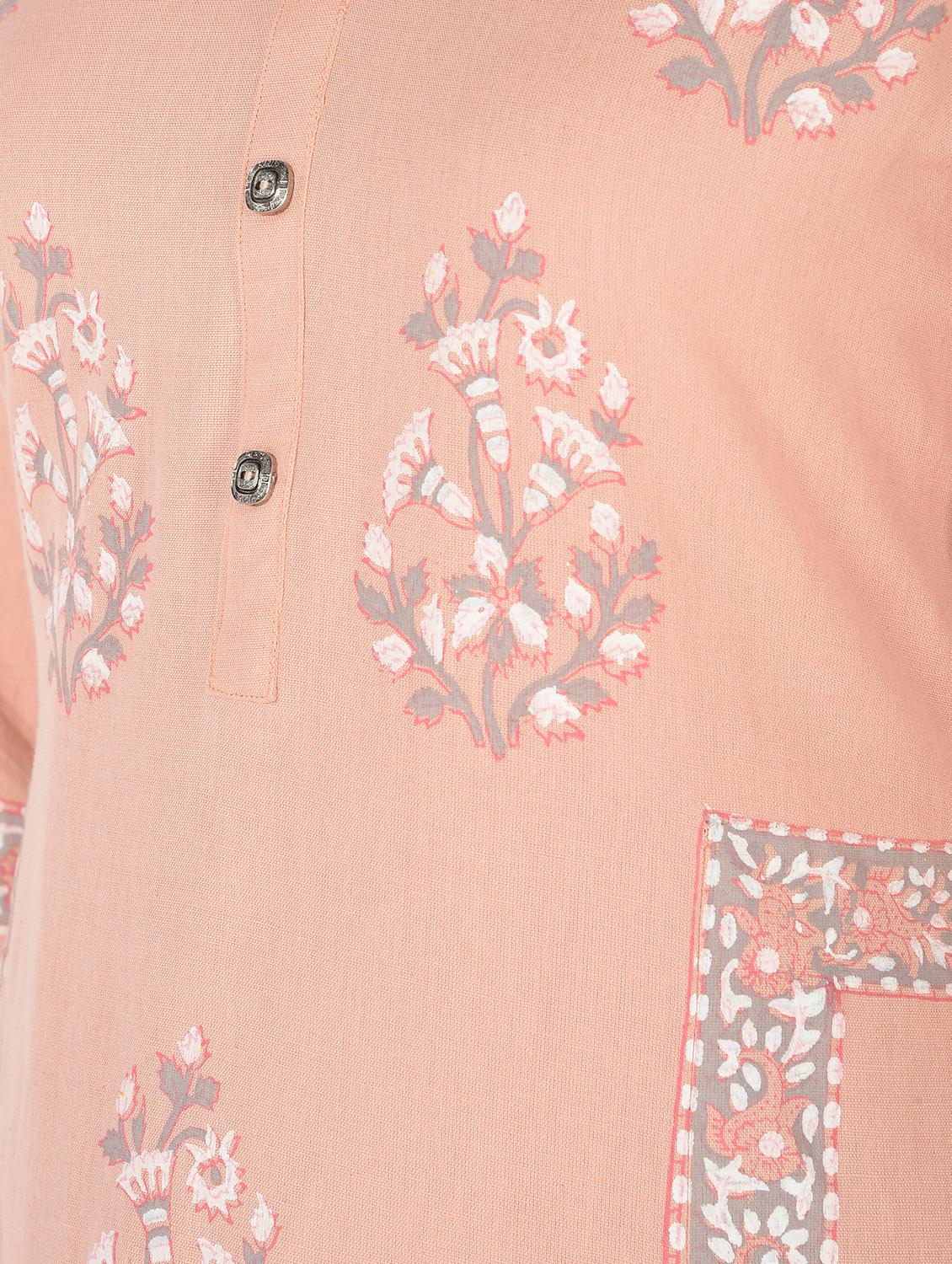 pastel kurta palazzo set - 16404095 - Zoom Image - 5