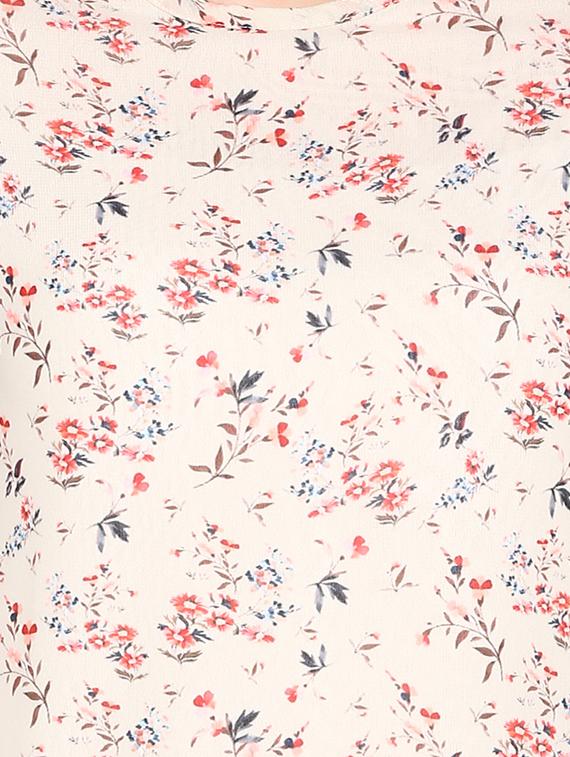 bell sleeved floral top - 16404119 - Zoom Image - 5
