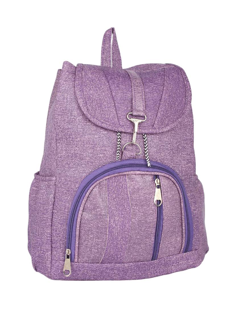 purple leatherette (pu) regular backpack - 16404275 - Zoom Image - 1