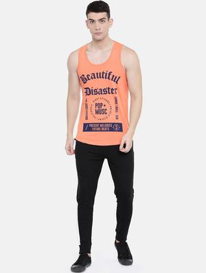 peach front print vest - 16405522 - Standard Image - 4