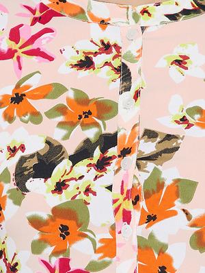 lantern sleeved floral maxi dress - 16405929 - Standard Image - 4