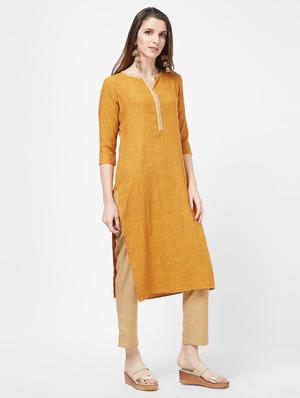 stripes straight kurta - 16406704 - Standard Image - 2