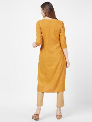 stripes straight kurta - 16406704 - Standard Image - 3