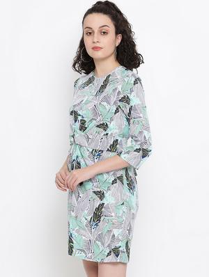 tie knot twist detail sheath dress - 16406946 - Standard Image - 2