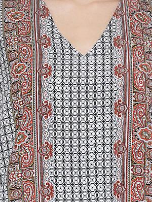 v-neck cap sleeved tunic - 16407016 - Standard Image - 5