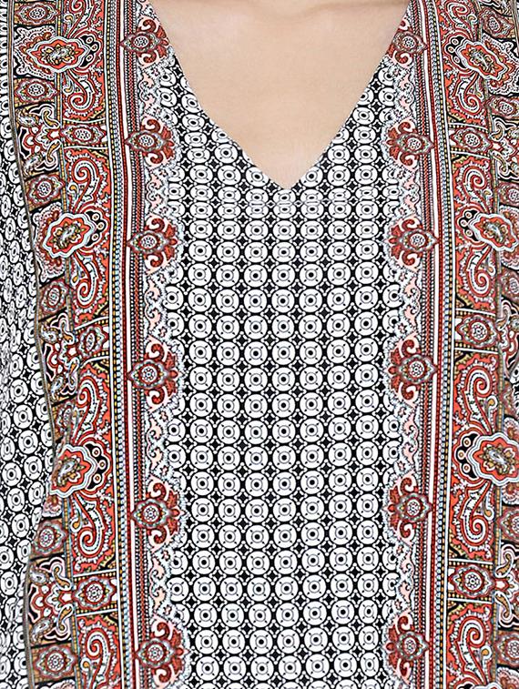 v-neck cap sleeved tunic - 16407016 - Zoom Image - 5