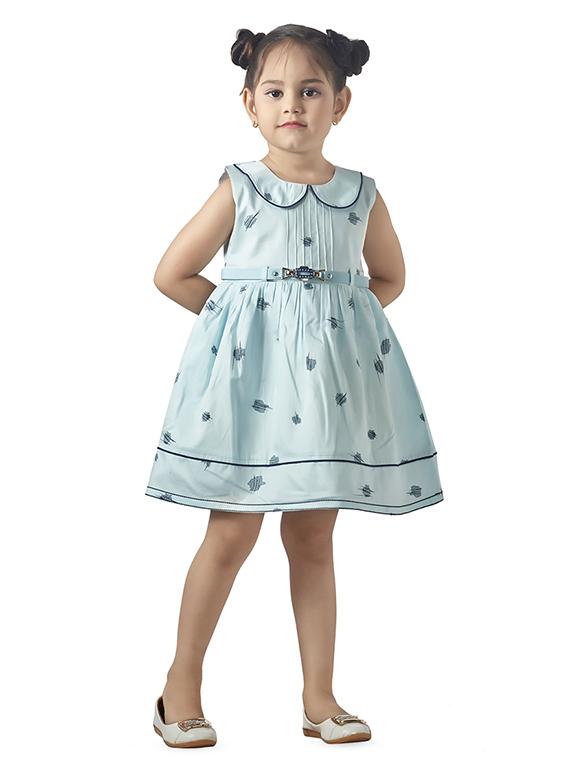 pintuck detail peter pan neck frock - 16407469 - Zoom Image - 1