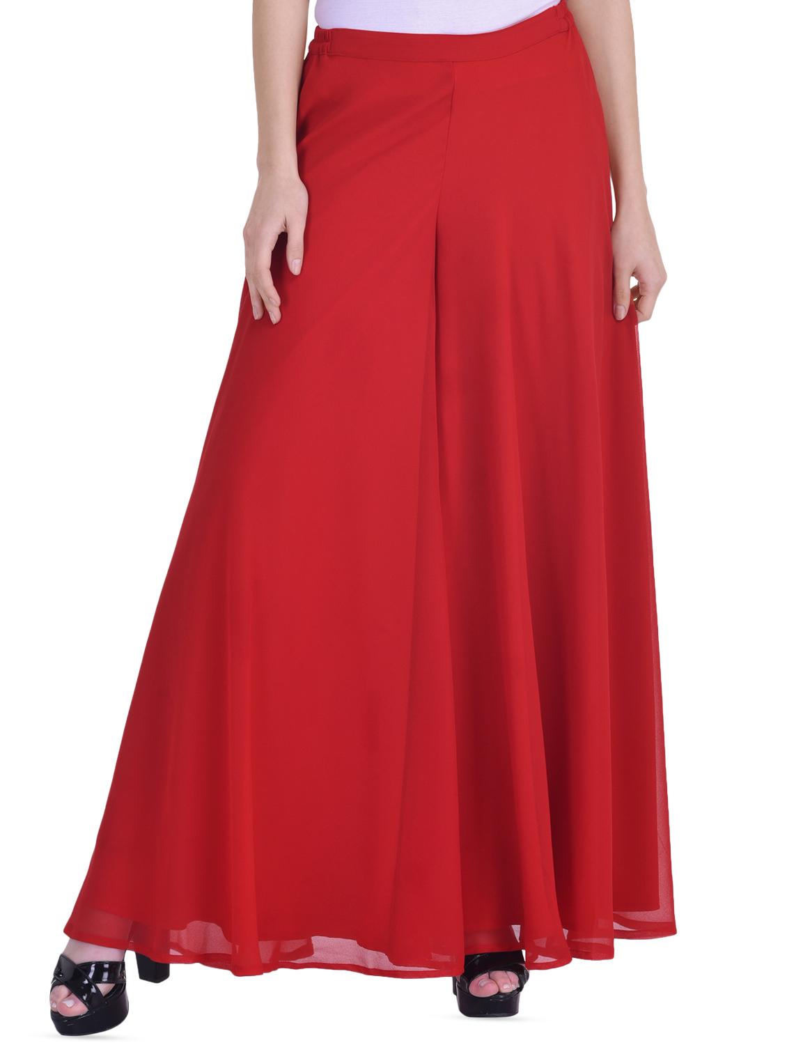 flared solid palazzo - 16407671 - Zoom Image - 1