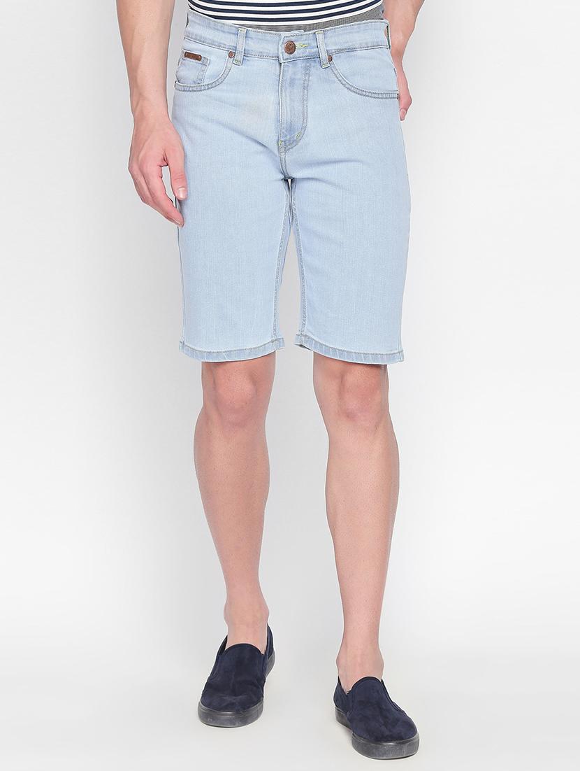 light blue denim shorts - 16408319 - Zoom Image - 1
