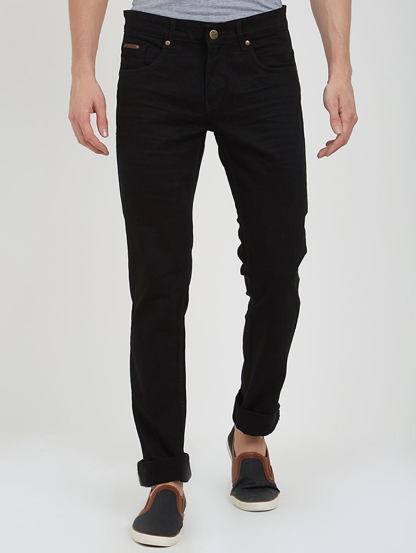 black plain denim jeans - 16408345 - Zoom Image - 1