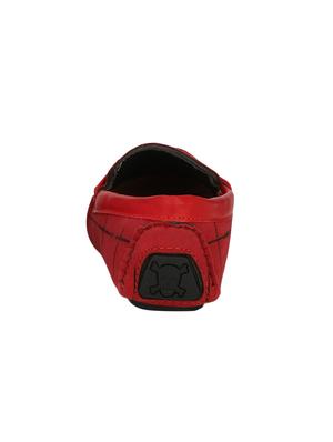zebx red suede slip on loafers - 16408635 - Standard Image - 3