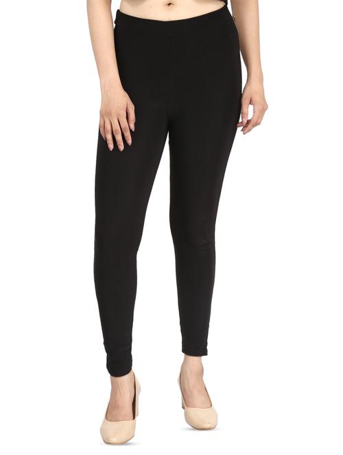 high rise solid leggings - 16408688 - Standard Image - 1