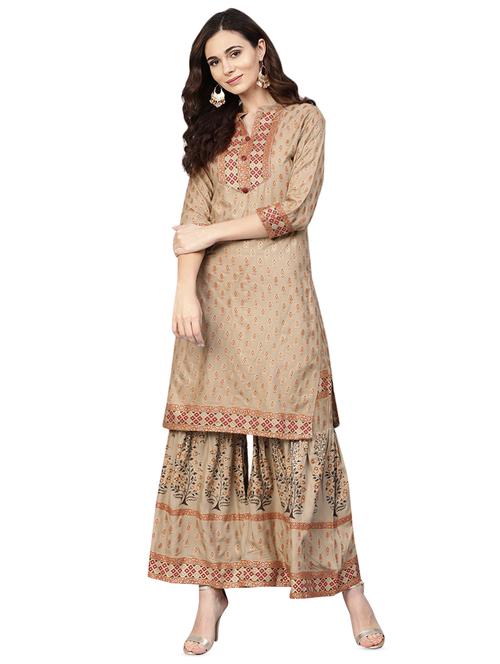 block print suit set - 16408905 - Standard Image - 1