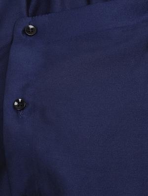 blue dupion long kurta - 16408983 - Standard Image - 4