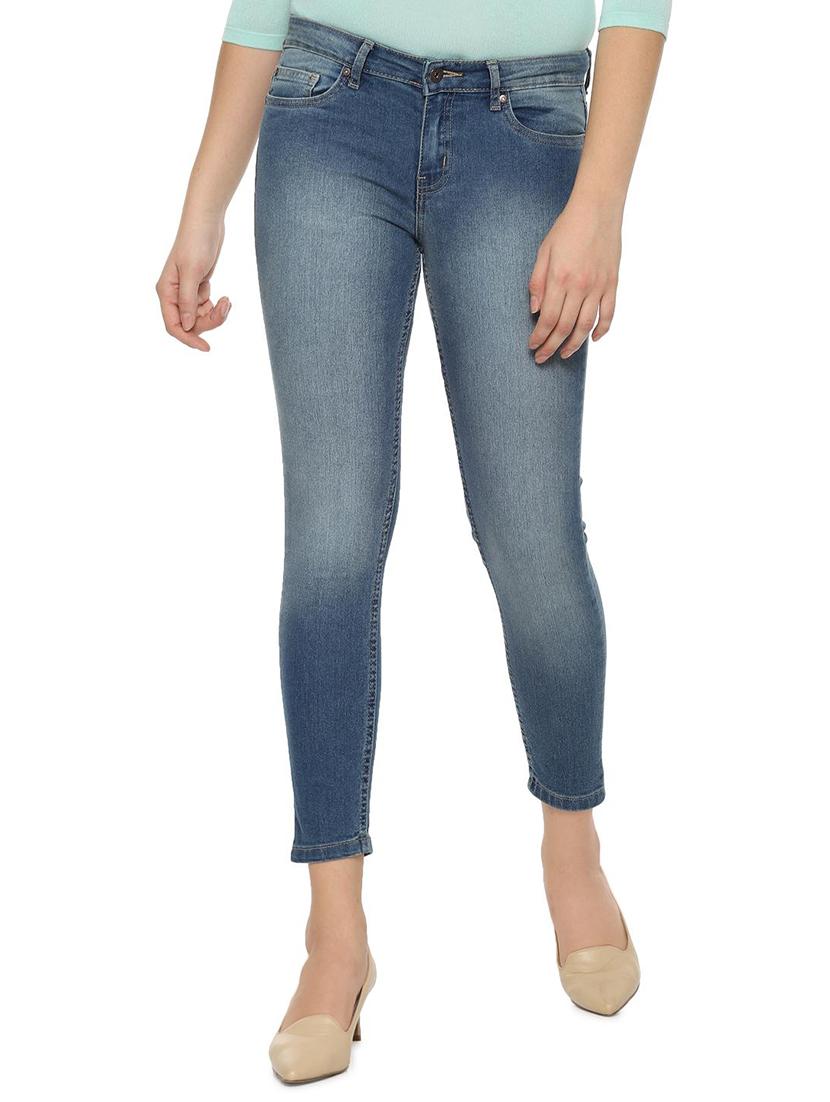 mid rise pocket detail jeans - 16409286 - Zoom Image - 1