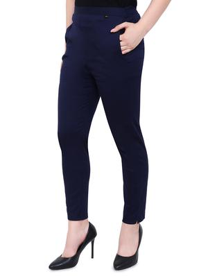 pocket detail flat front trousers - 16409342 - Standard Image - 2
