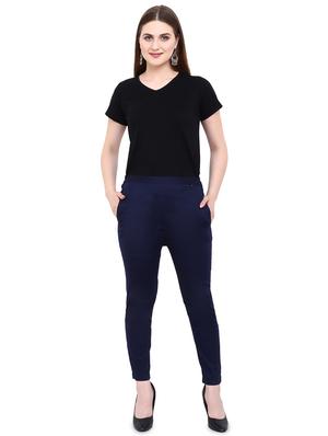 pocket detail flat front trousers - 16409342 - Standard Image - 4