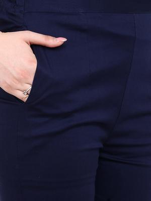 pocket detail flat front trousers - 16409342 - Standard Image - 5