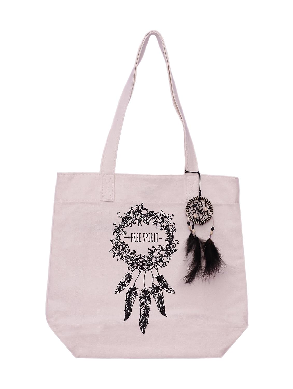 pink canvas shopping bag - 16409703 - Zoom Image - 1