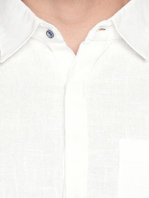white solid short kurta - 16416860 - Standard Image - 5