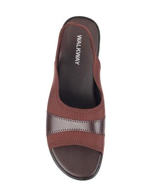 brown back strap sandals - 16417177 - Standard Image - 4