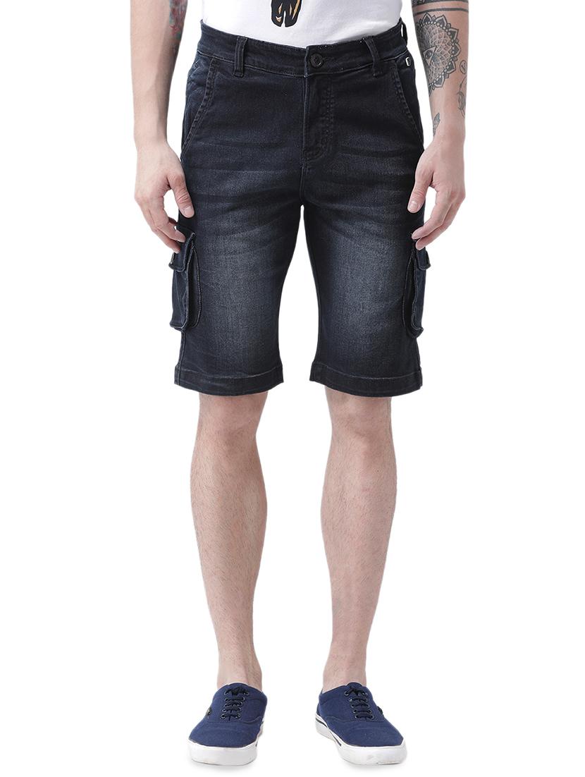 black denim shorts - 16417312 - Zoom Image - 1