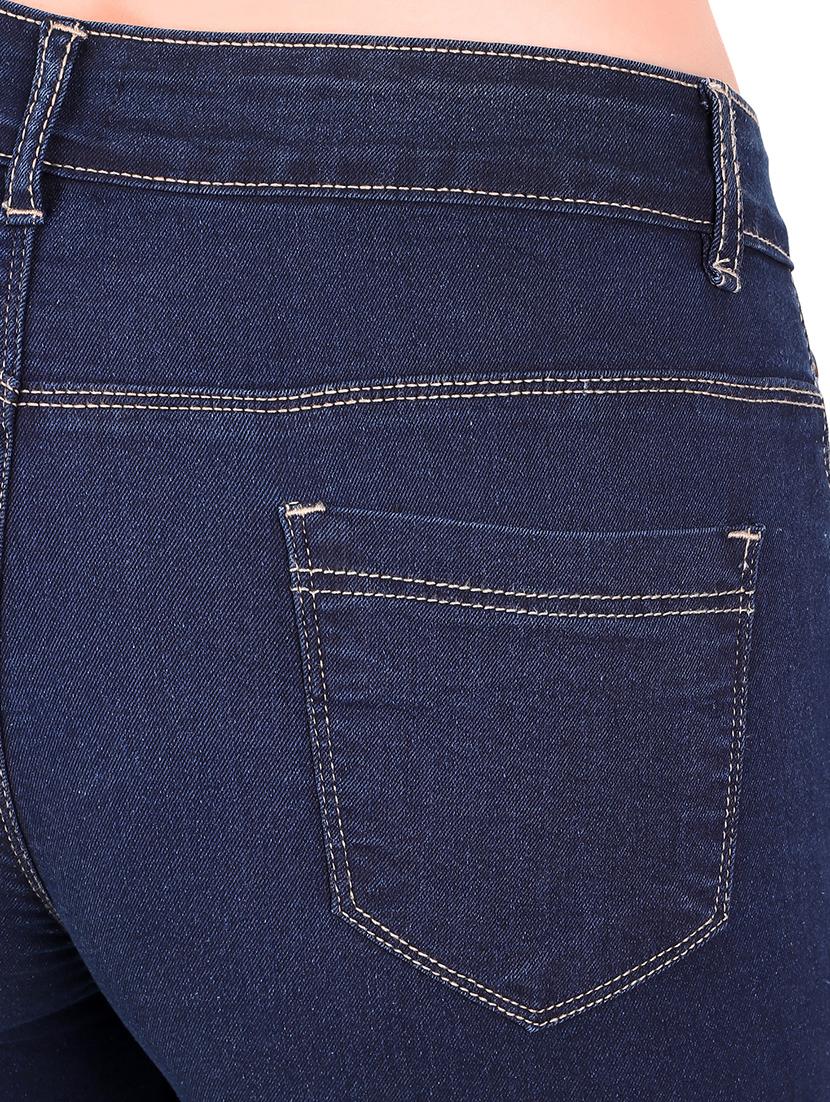 pocket detail fringe hem jeans - 16417566 - Zoom Image - 5
