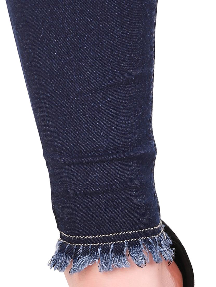 pocket detail fringe hem jeans - 16417566 - Zoom Image - 6