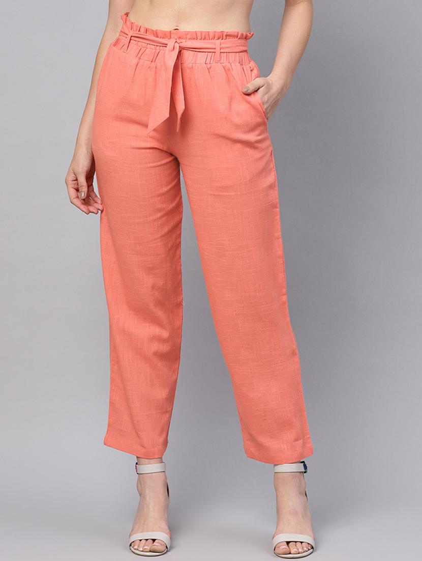 tie up waist pleated trouser - 16417899 - Zoom Image - 1