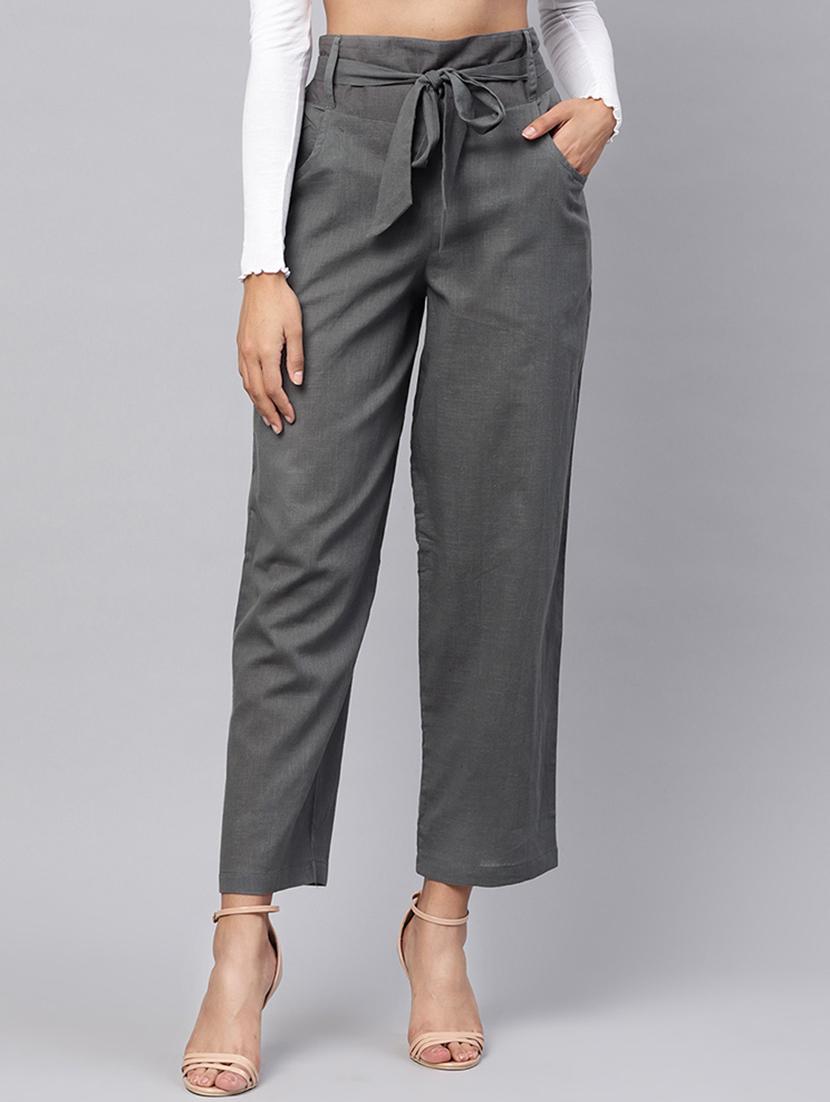 tie up waist pleated trouser - 16417900 - Zoom Image - 1
