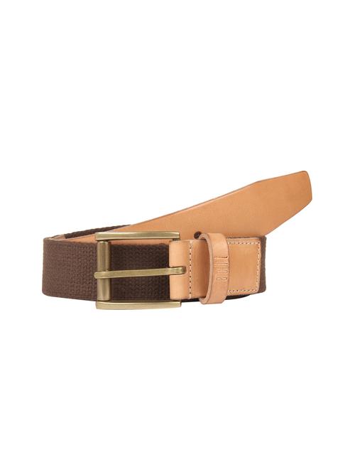 brown natural fabric belt - 16418852 - Standard Image - 1