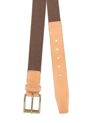 brown natural fabric belt - 16418852 - Standard Image - 4
