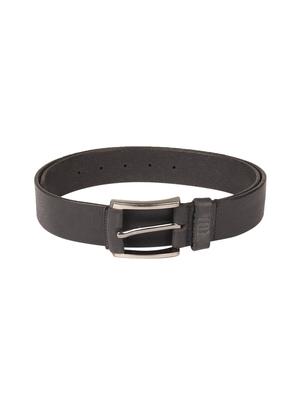 charcol black leather belt - 16418857 - Standard Image - 2