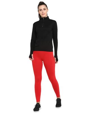 turtle neck thumb hole sleeved tee - 16418861 - Standard Image - 4