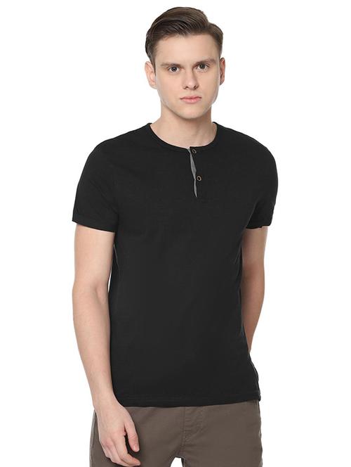 black solid t-shirt - 16419235 - Very Small Image - 1