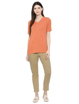 pocket detail flat front trouser - 16419270 - Standard Image - 3