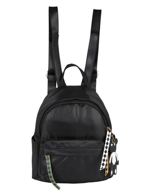 black leatherette (pu) regular backpack - 16419330 - Very Small Image - 1