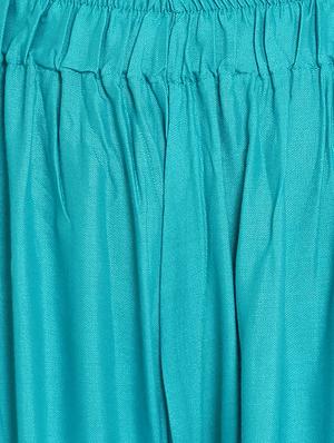 high rise solid palazzo - 16419698 - Standard Image - 5
