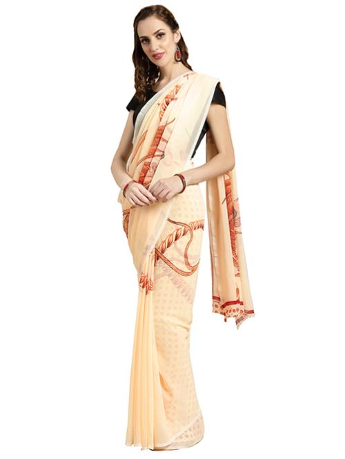 paisley printed saree - 16420264 - Standard Image - 1